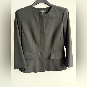 Ann Taylor Black Skirt Suit Petite